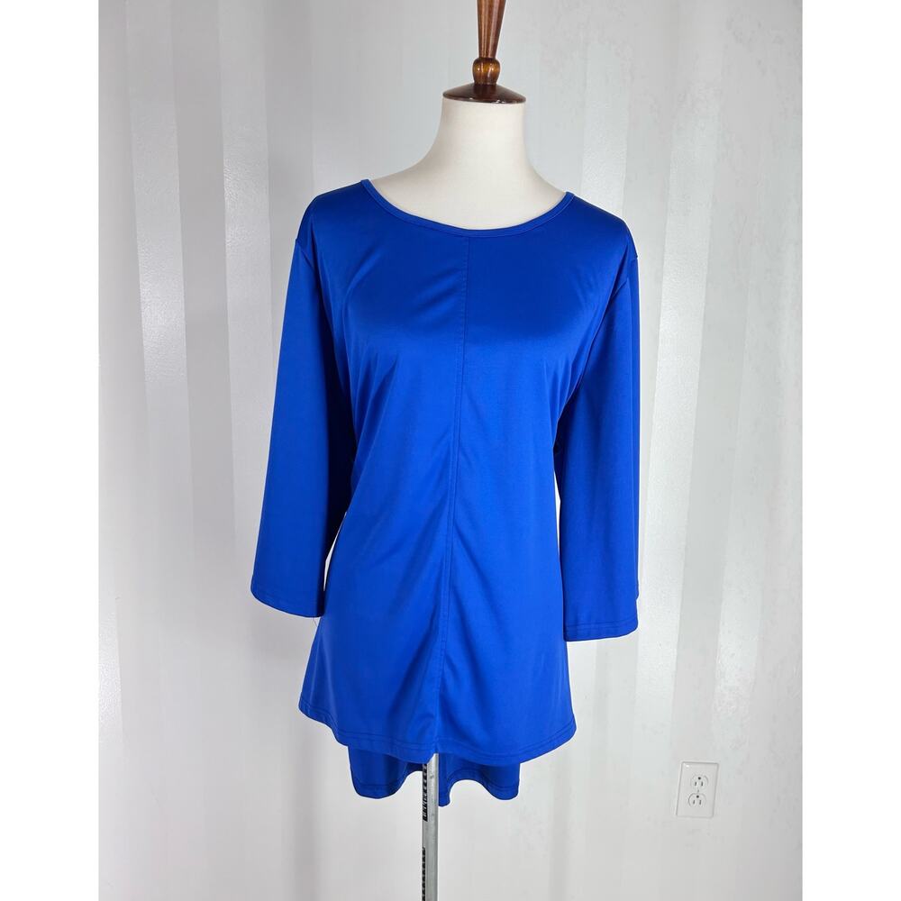 MISS LILI Women’s Blue Blouse Sz 2X